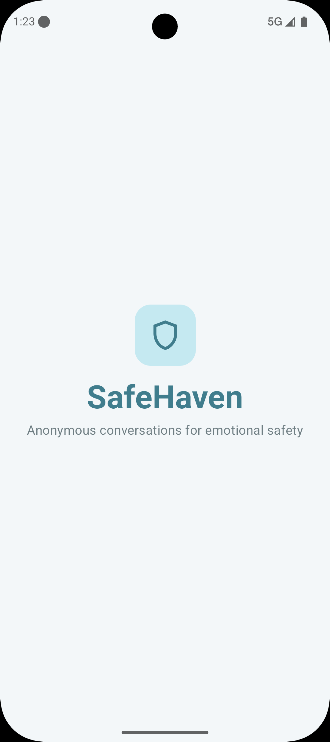 SafeHaven leave a badge screenshot